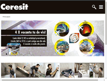 Tablet Screenshot of ceresit.ro