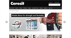 Desktop Screenshot of ceresit.com
