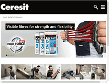 Tablet Screenshot of ceresit.com