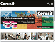 Tablet Screenshot of ceresit.ba