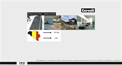 Desktop Screenshot of ceresit.be