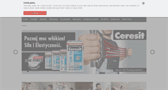 Desktop Screenshot of ceresit.pl