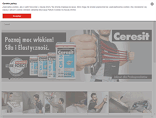 Tablet Screenshot of ceresit.pl