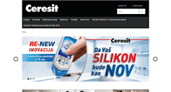 Desktop Screenshot of ceresit.co.rs